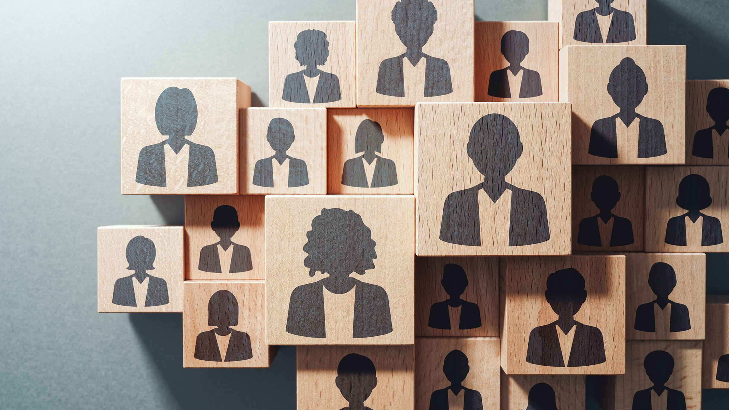 People building blocks